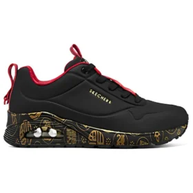2023 Année du Lapin Uno Celebrat-Airy Baskets de sport « Black Red Gold »