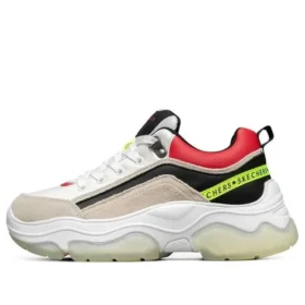 Ampp »D Hauts Low-Top Blanc/Rouge/Marron