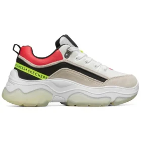Ampp »D Hauts Low-Top Blanc/Rouge/Marron