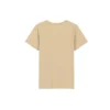 Athleisure Casual Sports Knit Round Neck Short Sleeve Brown