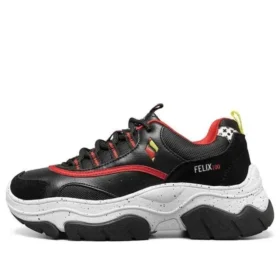 Baskets Amp »D x Felix Noir/Rouge
