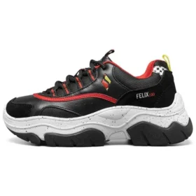 Baskets Amp »D x Felix Noir/Rouge