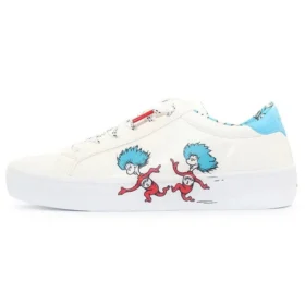 Baskets basses Dr. Seuss x Skechers Goldie 2.0 Low-Top Blanc/Bleu