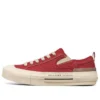 Baskets basses en toile New Moon Rouge
