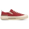 Baskets basses en toile New Moon Rouge