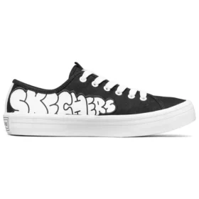 Baskets basses Jeremyville x Skechers V »Lites Low-Top Noir/Blanc
