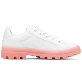 Baskets basses Roadies Blanc/Rose