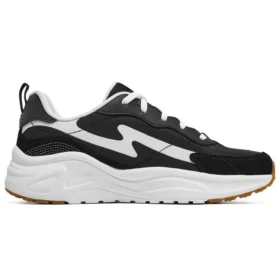 Baskets D&rsquo; Lites Jogger Kadn Siyah « Black White »