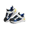 Baskets de sport confortables « Noir Blanc Bleu »