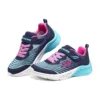 Baskets de sport Microspec Rejoice Racer « Noir Bleu Rose »