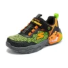 Baskets Dino-Lights « Vert Orange Noir »