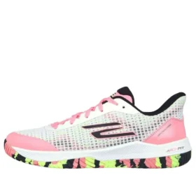 Baskets Viper Court Pro « Blanc Rose Noir »
