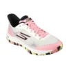Baskets Viper Court Pro « Blanc Rose Noir »
