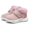 Bottes d&rsquo;hiver confortables « Rose Blanc »