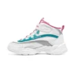 Bottes de neige confortables « Blanc Gris Turquoise »