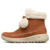 Bottes de neige On-the-GO Joy Pompom « Marron Blanc »