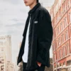 Cardigan en velours côtelé à simple boutonnage « Noir Blanc Beige »