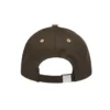 Casquette de baseball avec lettre brodée « Brown Tan »