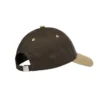 Casquette de baseball avec lettre brodée « Brown Tan »