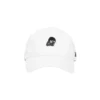 Casquette de baseball imprimée du logo « Blanc Noir »