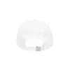Casquette de baseball imprimée du logo « Blanc Noir »