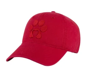 Chapeau en twill délavé à motif pattes