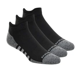 Chaussettes de travail à talon bas avec languette – Lot de 3