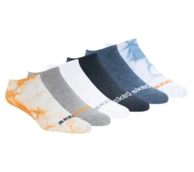 Chaussettes invisibles en coton tie-dye – Lot de 6