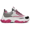 Chaussures basses Black Jack Daddy Gris/Blanc/Rose