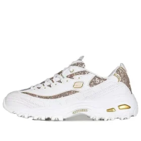 Chaussures basses D&rsquo; Lites Daddy, blanc/doré