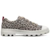 Chaussures basses en toile Roadies Léopard/Gris
