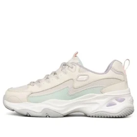 Chaussures basses à semelle épaisse D Lites 4.0 Panda Flatform, blanches