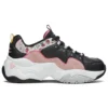 Chaussures basses Skechers x Line Friends D&rsquo; Lites 3.0, style « clunky », noir/rose