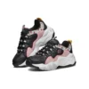 Chaussures basses Skechers x Line Friends D&rsquo; Lites 3.0, style « clunky », noir/rose