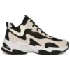 Chaussures chunky « Beige Noir »