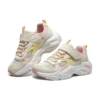 Chaussures Chunky « Beige Rose Jaune »