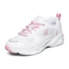 Chaussures D&rsquo; Lites Campus Leisure Chunky Blanc/Rose