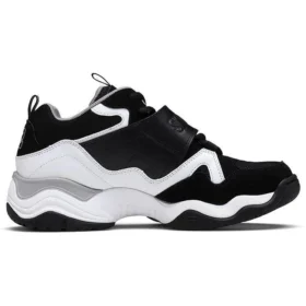 Chaussures D&rsquo; Lites Train Mid-Top Daddy Noir/Blanc