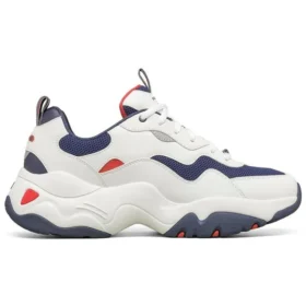 Chaussures de course basses D Lites Blanc/Bleu/Rouge