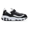 Chaussures de course basses D&rsquo; Lites K Noir/Blanc
