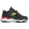 Chaussures de course basses D&rsquo; Lites Train Noir/Rouge