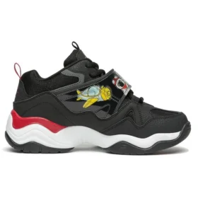 Chaussures de course basses D&rsquo; Lites Train Noir/Rouge