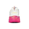 Chaussures de course basses James Goldcrown x Skechers D&rsquo; Lites Crystal rose/blanc