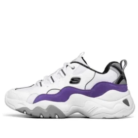 Chaussures de course basses One Punch Man x Skechers D&rsquo; Lites 3.0 Blanc/Violet