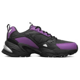 Chaussures de course basses One Punch Man x Skechers Stamina V2 Noir/Violet
