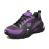 Chaussures de course basses One Punch Man x Skechers Stamina V2 Noir/Violet