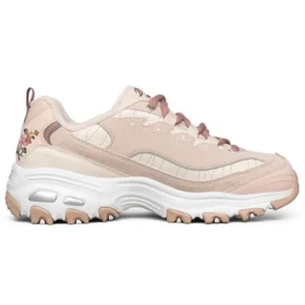 Chaussures de course basses à semelle épaisse D&rsquo; Lites 1.0 Rose/Blanc
