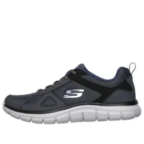 Chaussures de course basses Track Bleu/Gris