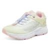 Chaussures de course décontractées « Jaune Blanc Rose »