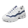 Chaussures de course Energy-Over Joy Low Blanc/Bleu